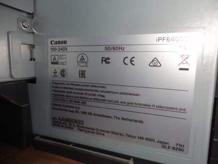 CANON imagePROGRAF iPF6400SE - A1 PLOTTER  24&quot; Large Format Inkjet Printer