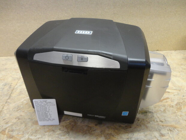 FARGO DTC1000M  * Single Side ID Card Kaart Printer Monochrome USB / LAN 300DPI